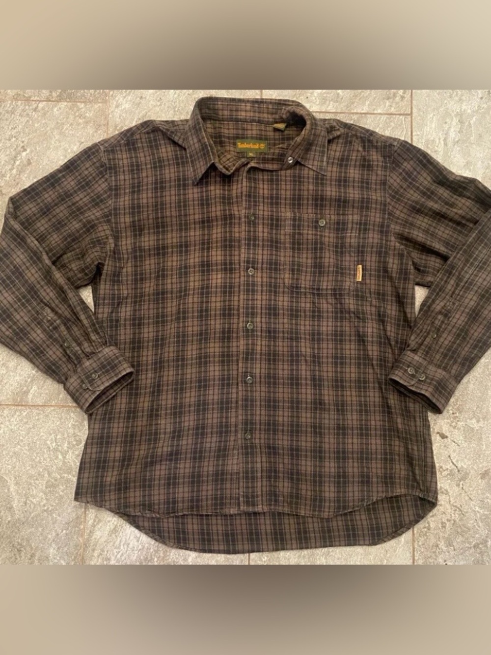 Timberland Heavy Dury Plaid Work Shirt - Men’s XL relaxed fit